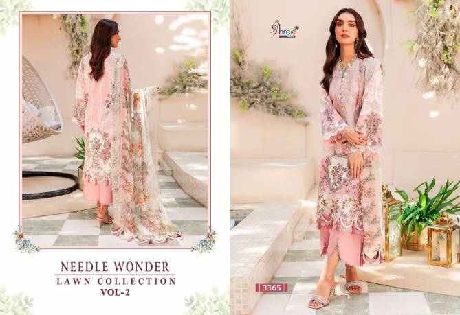 Shree Needle Wonder Lawn Collection Vol 2 Cotton Pakistani Suits Catalog
